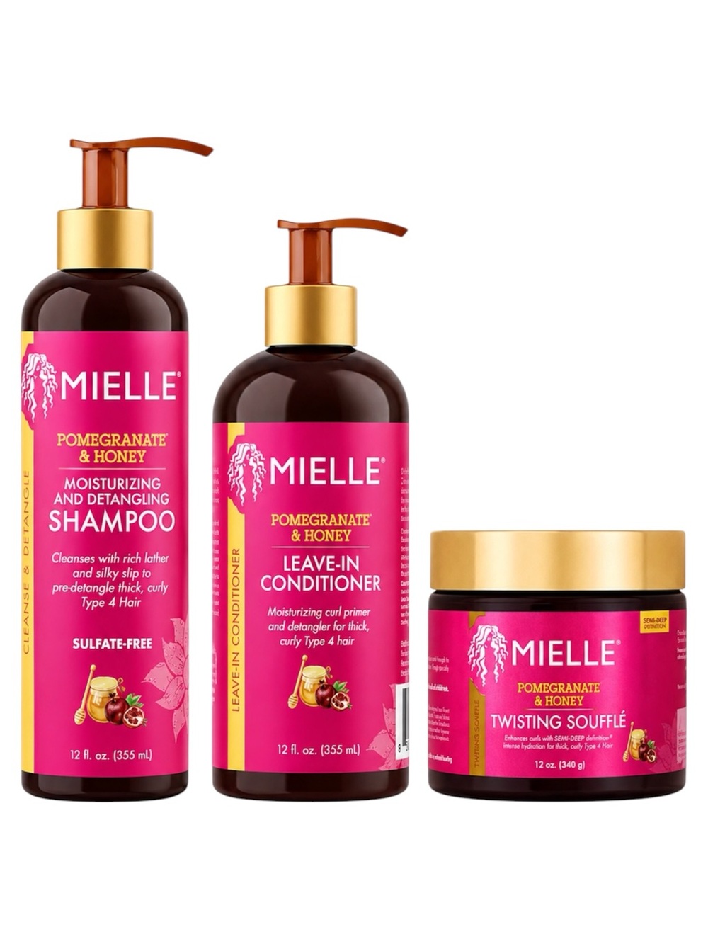 MIELLE POMEGRANATE & HONEY 3PC SET - BRAND NEW
